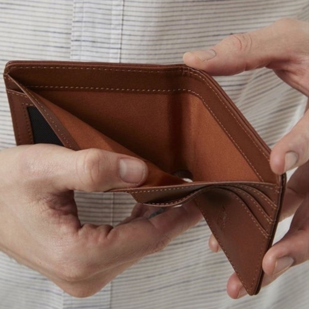 PX Los Angeles Men’s Evan Bi-Fold Wallet in Brown